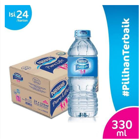 Air Mineral Nestle Pure Life 330mL / 1 DUS ISI 24 BOTOL