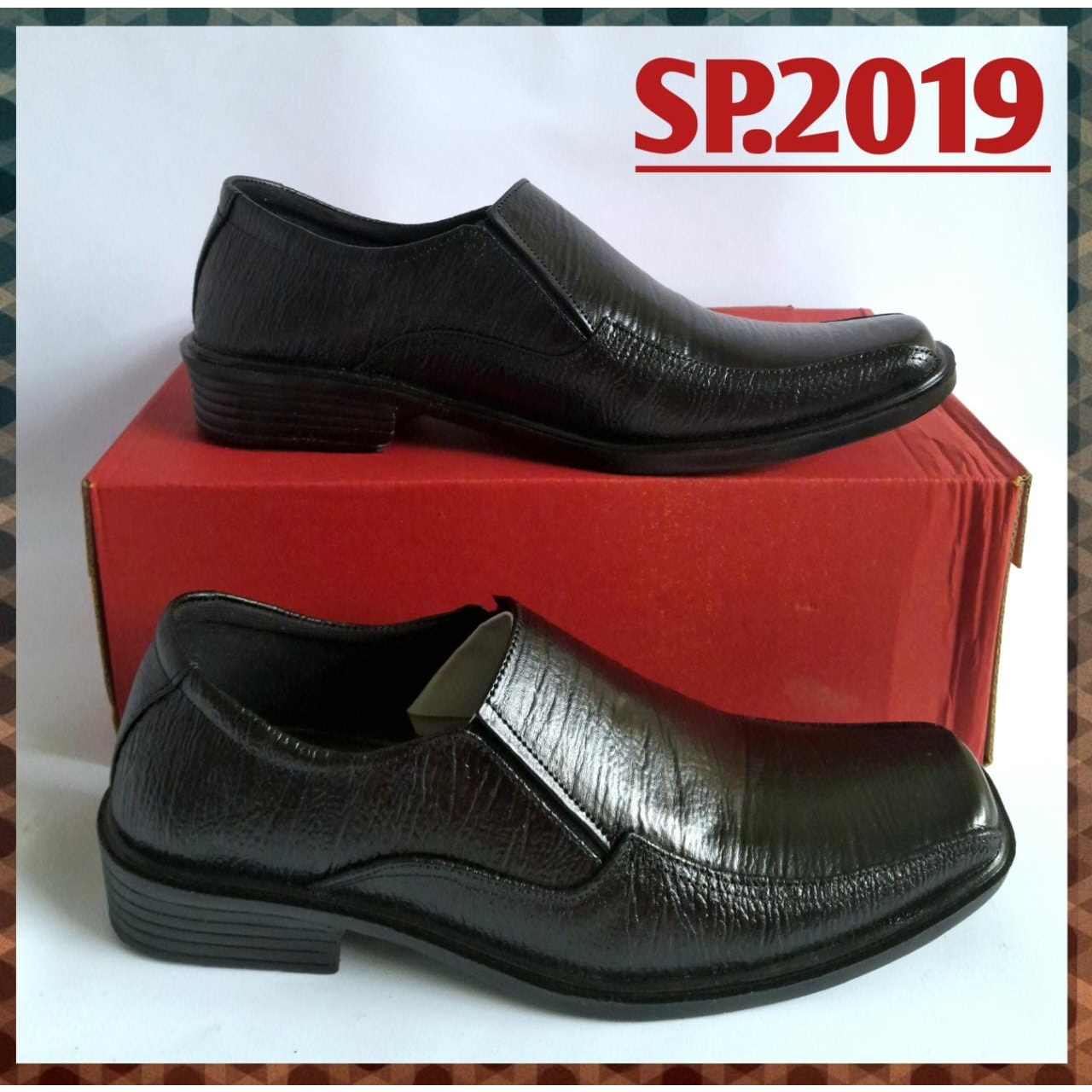 (COD TERBARU) Sepatu Pantofel Kulit Sapi Asli Garut handmade berkualitas