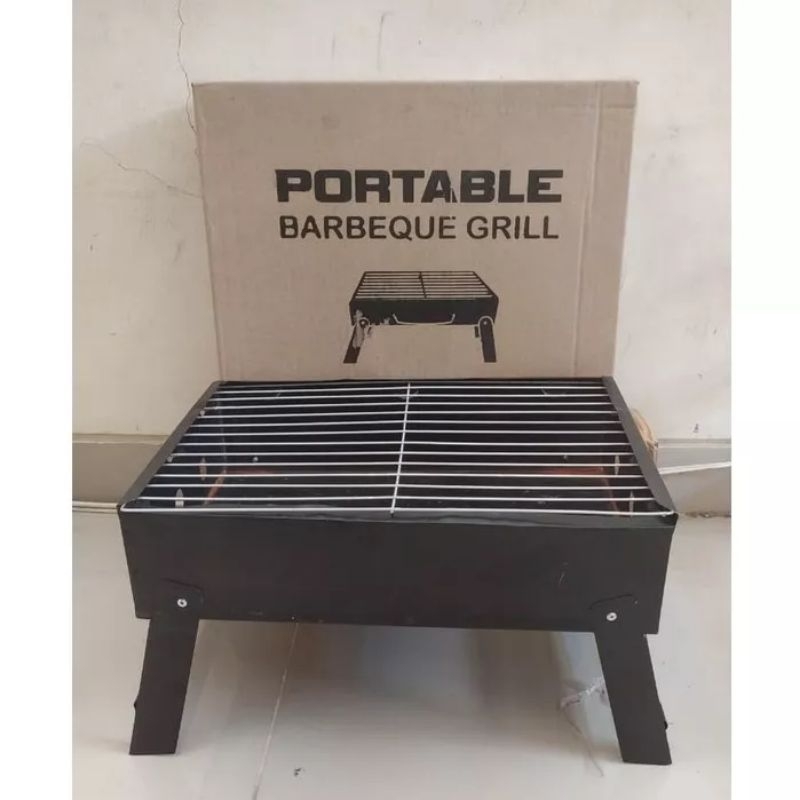 Alat Pemanggang / Panggangan Portable / Pemanggang Sate Daging Alat Panggang Barbeque Grill Portable Roekre / Panggangan Grill Portable Serbaguna