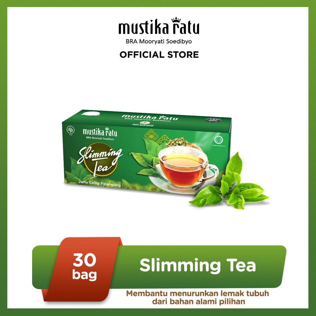 [ISI 30 Pcs] Mustika Ratu Slimming Tea | Teh Herbal Pelangsing Tubuh