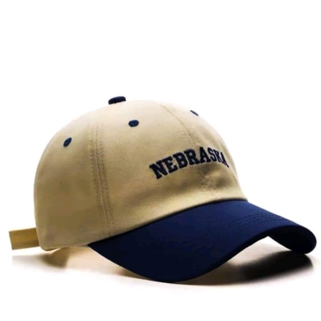 Topi Baseball Distro Nebraska Premium Quality - Topi Baseball Pria Wanita Dewasa