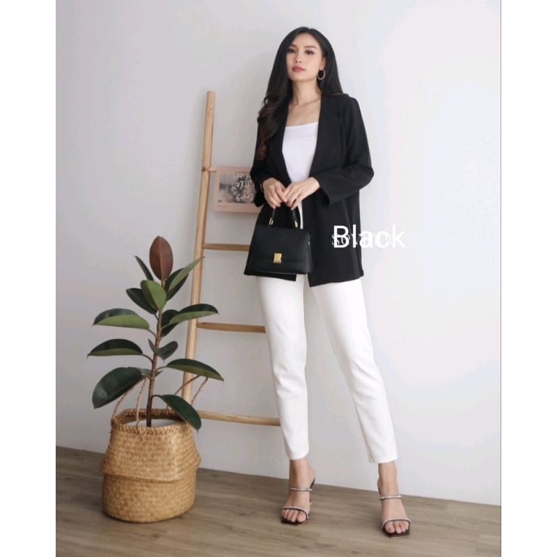BLAZER BASIC BLAZER WANITA POLOS OUTWEAR FASHION