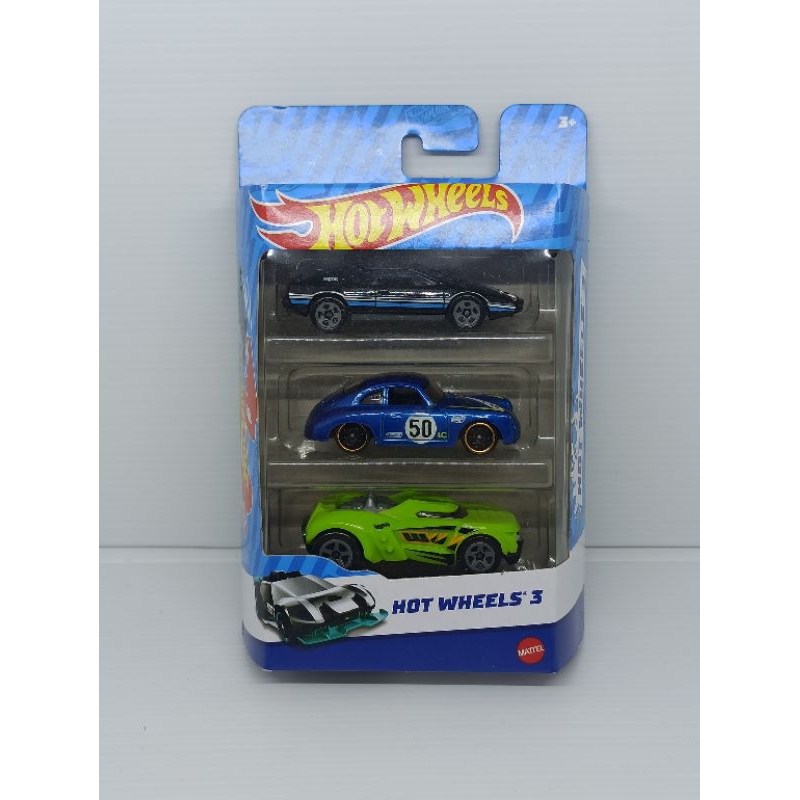 Hot Wheels Gift Pack 3 Porsche 356 Outlaw Biru