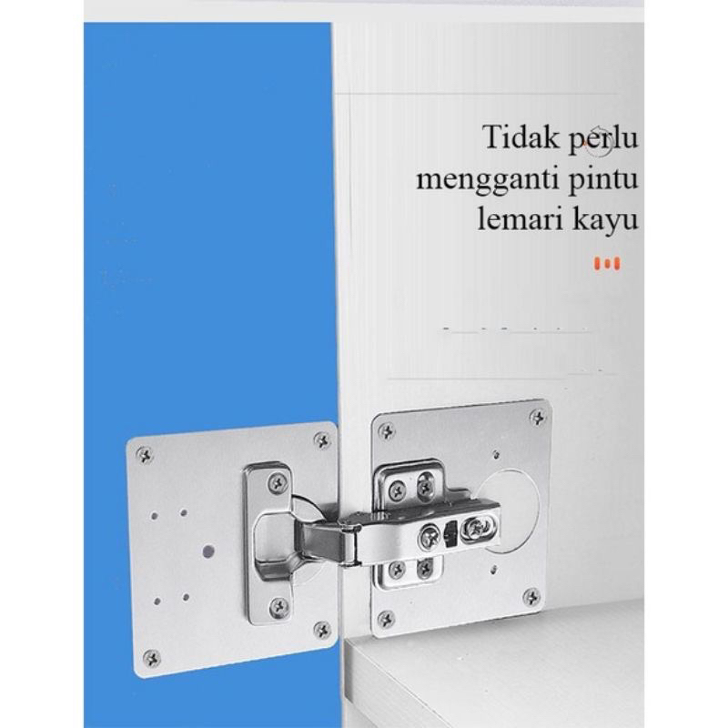 MJ88 Plat Engsel Bahan Pelat Perbaikan Engsel/Alat Perbaikan Engsel /Plat Engsel Perbaikan Jendela /Penguat Plat Engsel Sendok 35 MM Pintu /Plat Penahan Engsel Pintu /Plat Engsel Lipat Penyangga Meja /Pintu Lemari Super Murah