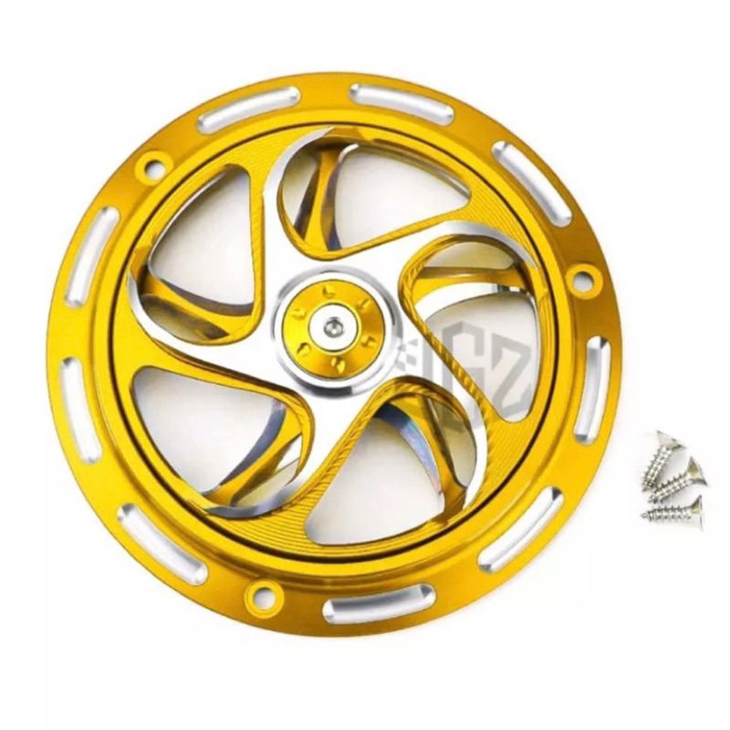 SPINNER COVER PELINDUNG KIPAS RADIATOR CNC VESPA SPRINT PRIMAVERA LX S125 SCOOPY BEAT FI MIO VARIO COVER KIPAS SPINNER CNC