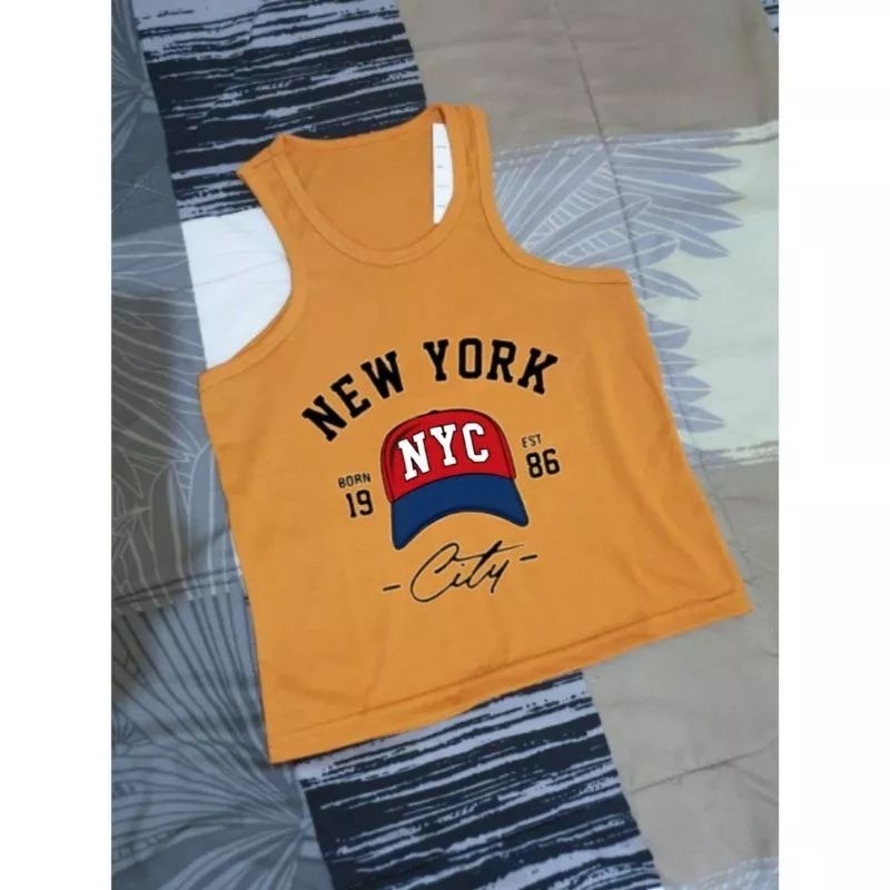 Singlet Anak NYC Kaos Singlet Anak Ideal Usia 2-10 Tahun