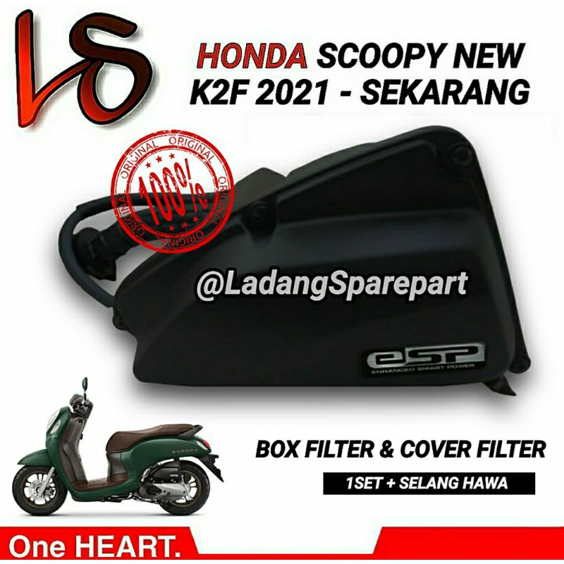 Box Filter Tutup Filter Saringan Scoopy Fi Esp K2F 2021 2022 2023 Original