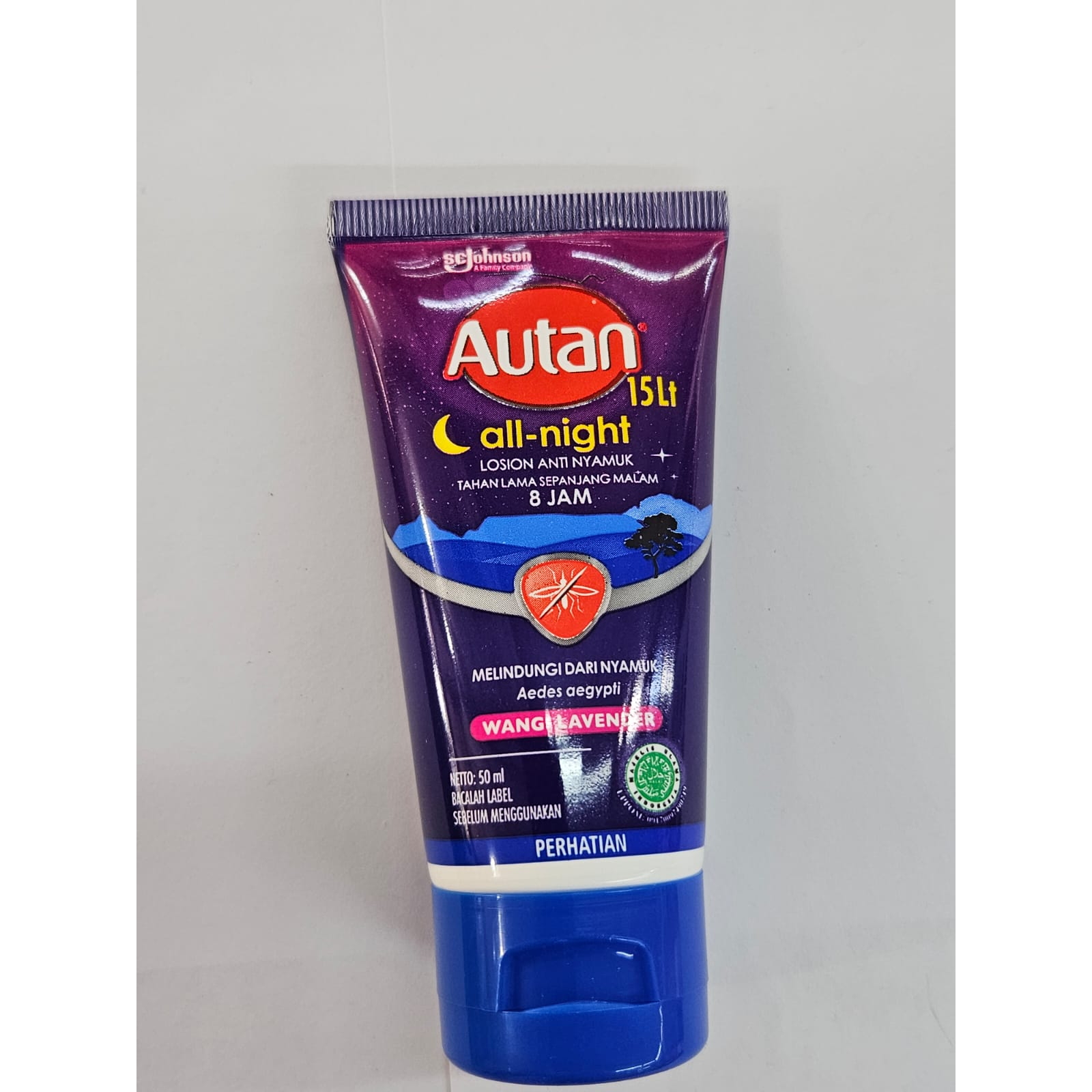 Autan Lotion Anti Nyamuk 50 ML: Lavender Bunga Jeruk Lemon Sakura Apel