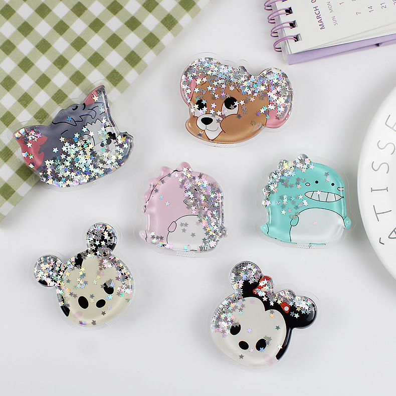 Pop Socket HP Karakter Aksesoris HP Cute  Phone Holder Glitter AH077- ACS