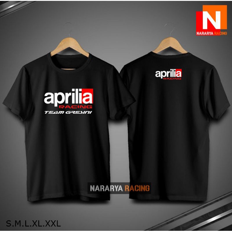 Kaos T-shirt Racing Aprilia team gresini
