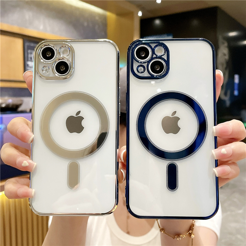 Case iPhone Magsafe Magnetik Wireless Charging pelindung lensa kamera iPhone 11 11 Pro 11 Pro Max 12 12 Pro 12 Pro Max 13 13 Pro 13 Pro Max