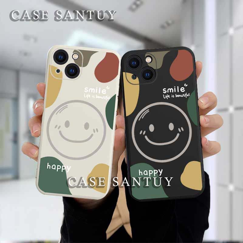 Soft Case REALME C30 C30S C31 C33 C35 C55 Case Casing Silicon Case Smile