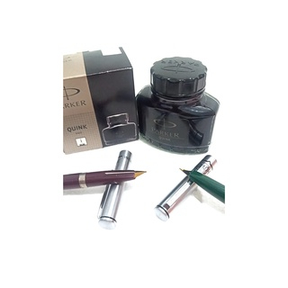 

Tinta Parker hquink hitam+ pen fountain