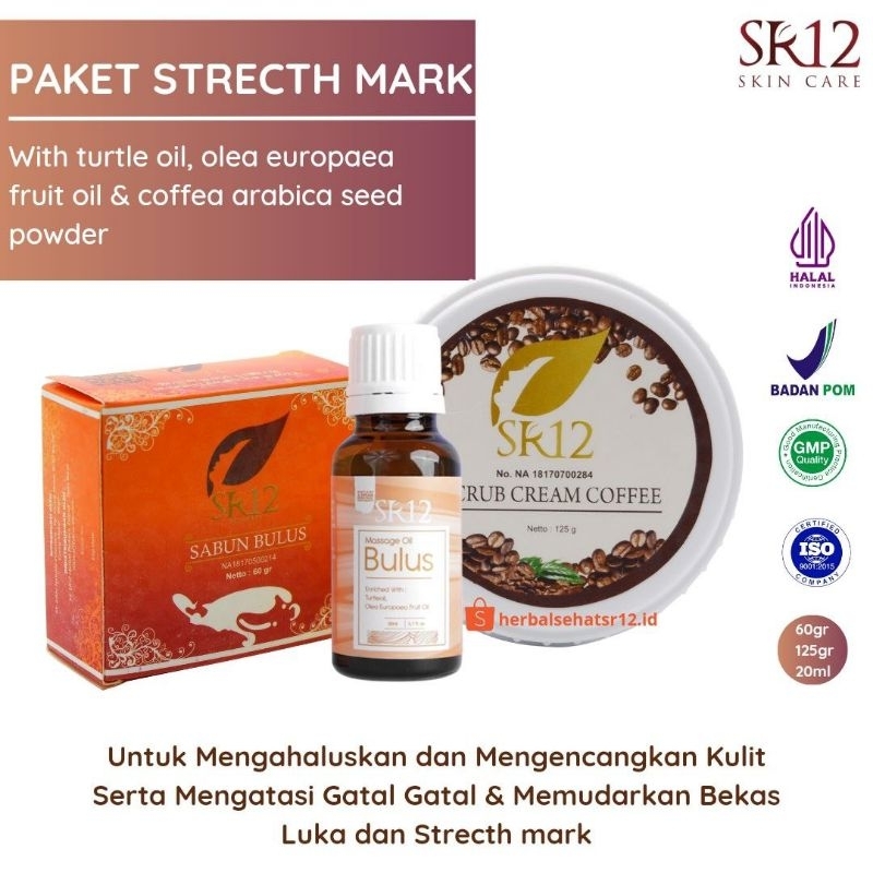 SR12 Paket Penghilang Stretchmark BPOM