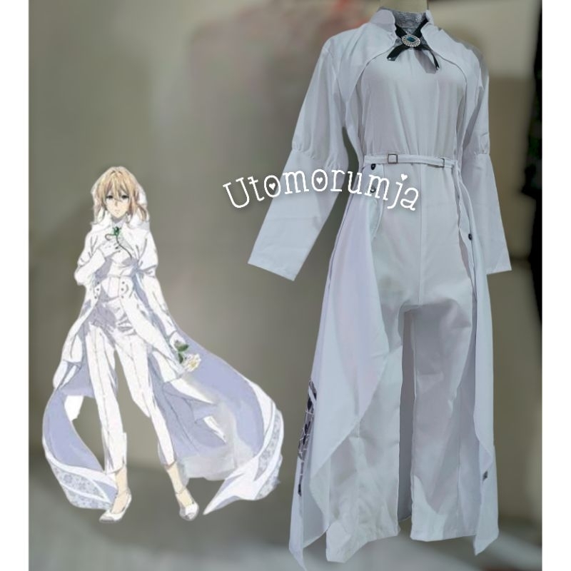 utomorumja kostum cosplay Violet Evergarden: Eternity And The Auto Memories Doll Violet Evergarden