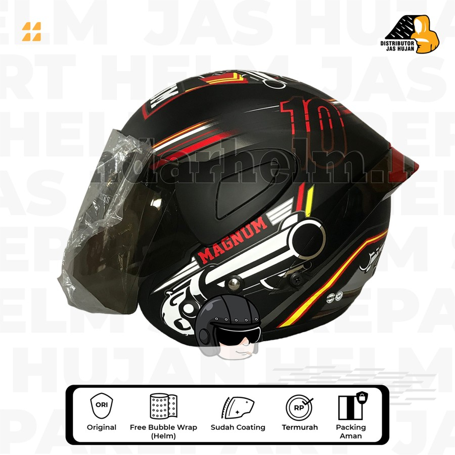 Helm Mvstar RSV Windtail Motif Magnum Red