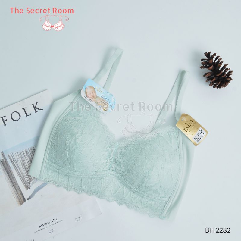 TALLY BRA BH BABY SKIN 2282 I CUP B KECIL I BUSA TIPIS I TANPA KAWAT I KAIT 3 I SIZE M - XL