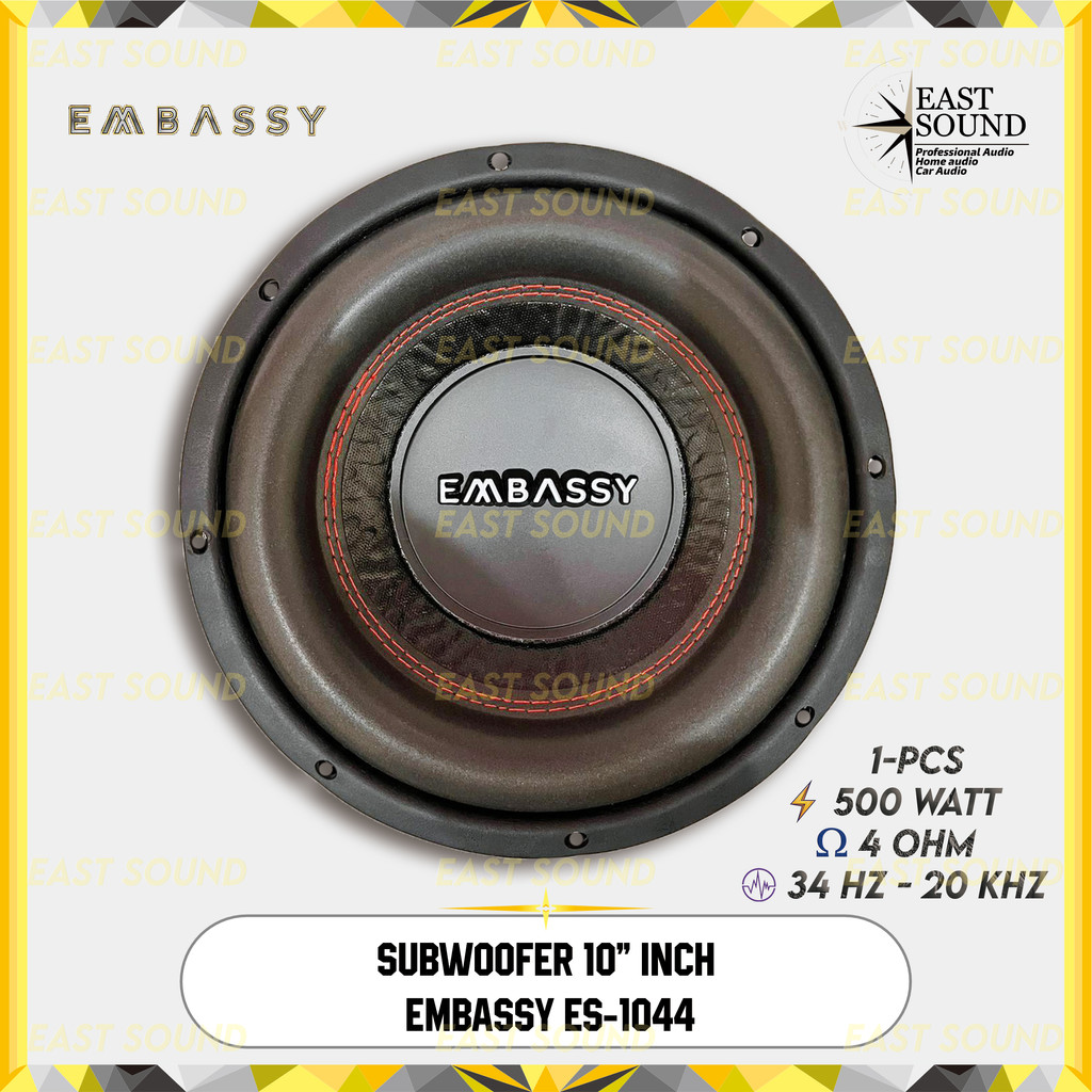 SUBWOOFER 10" INCH EMBASSY ES-1044