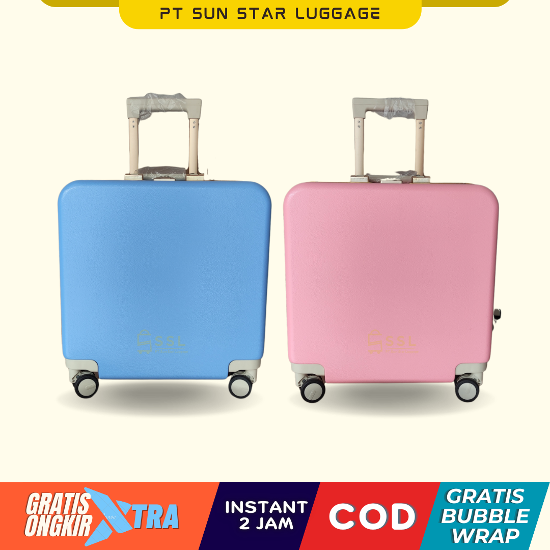 Koper Kabin Ukuran 18 Inch TSA Lock / Koper Pilot Ukuran 18 inch / Koper Hardcase Anti Pecah Anti Ma