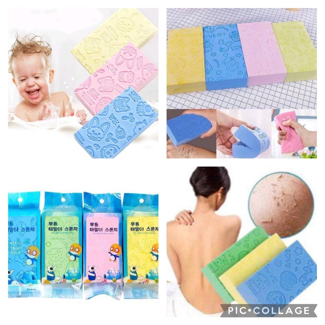 QEILA - Spons Mandi Anti Daki Spon Pengangkat Daki Pororo