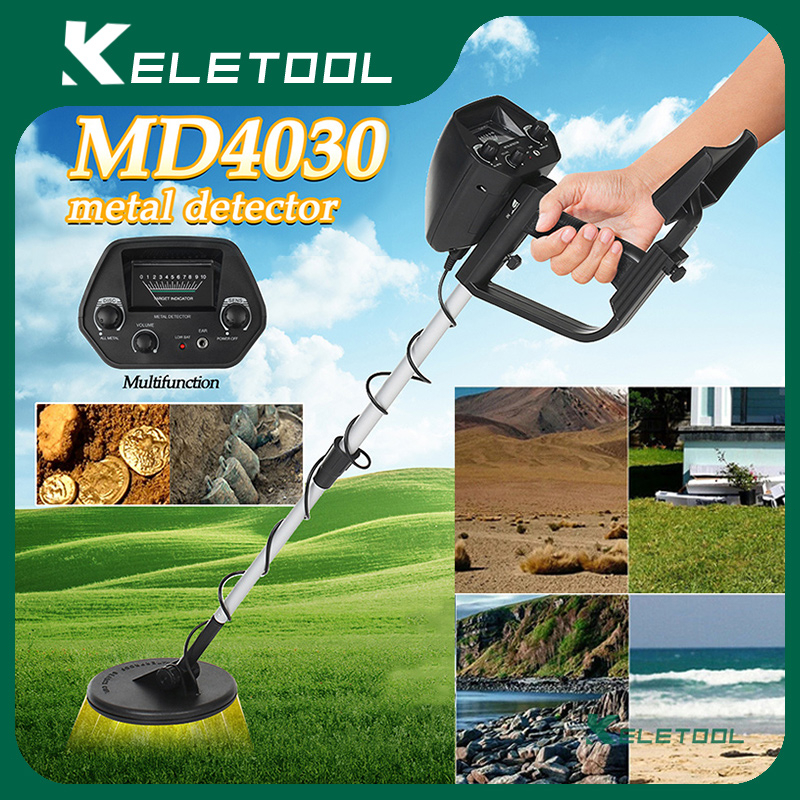 MD-4030 Detektor Logam Emas Metal Detector Detektor dalam tanah Alat Pendeteksi Underground pencari 