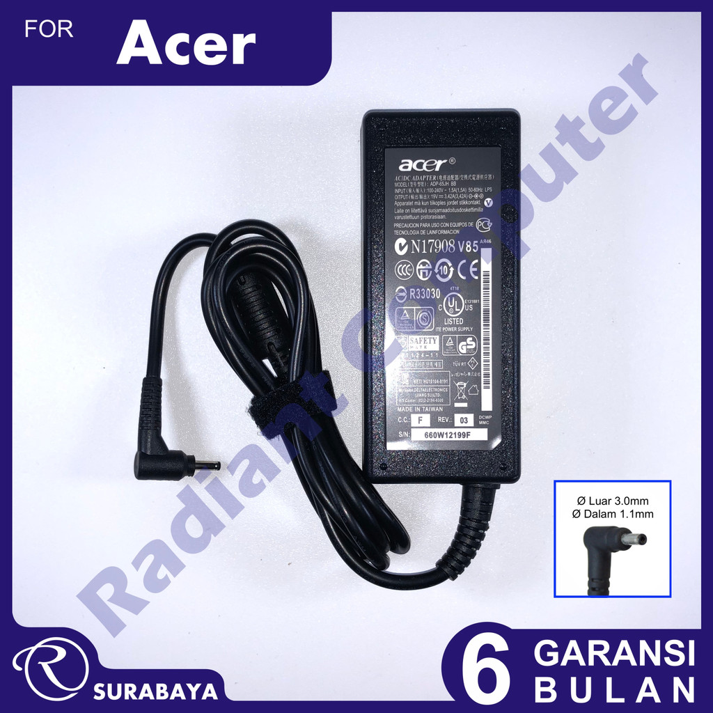 Adaptor Charger Acer Aspire A314-22G A315-22G