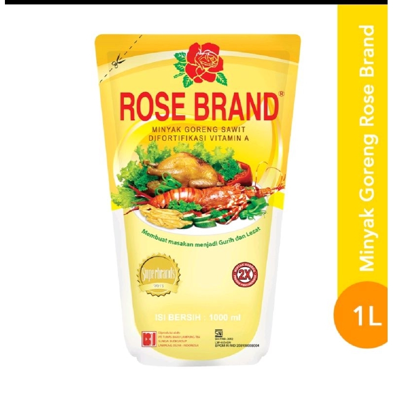 

Minyak Rose Brand 1liter 1Dus