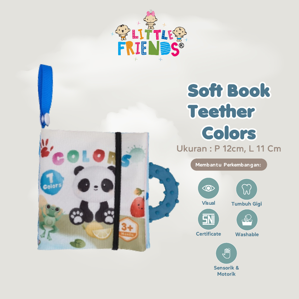 Soft Book Teether Little Friends - LFS1320 - LFS1330