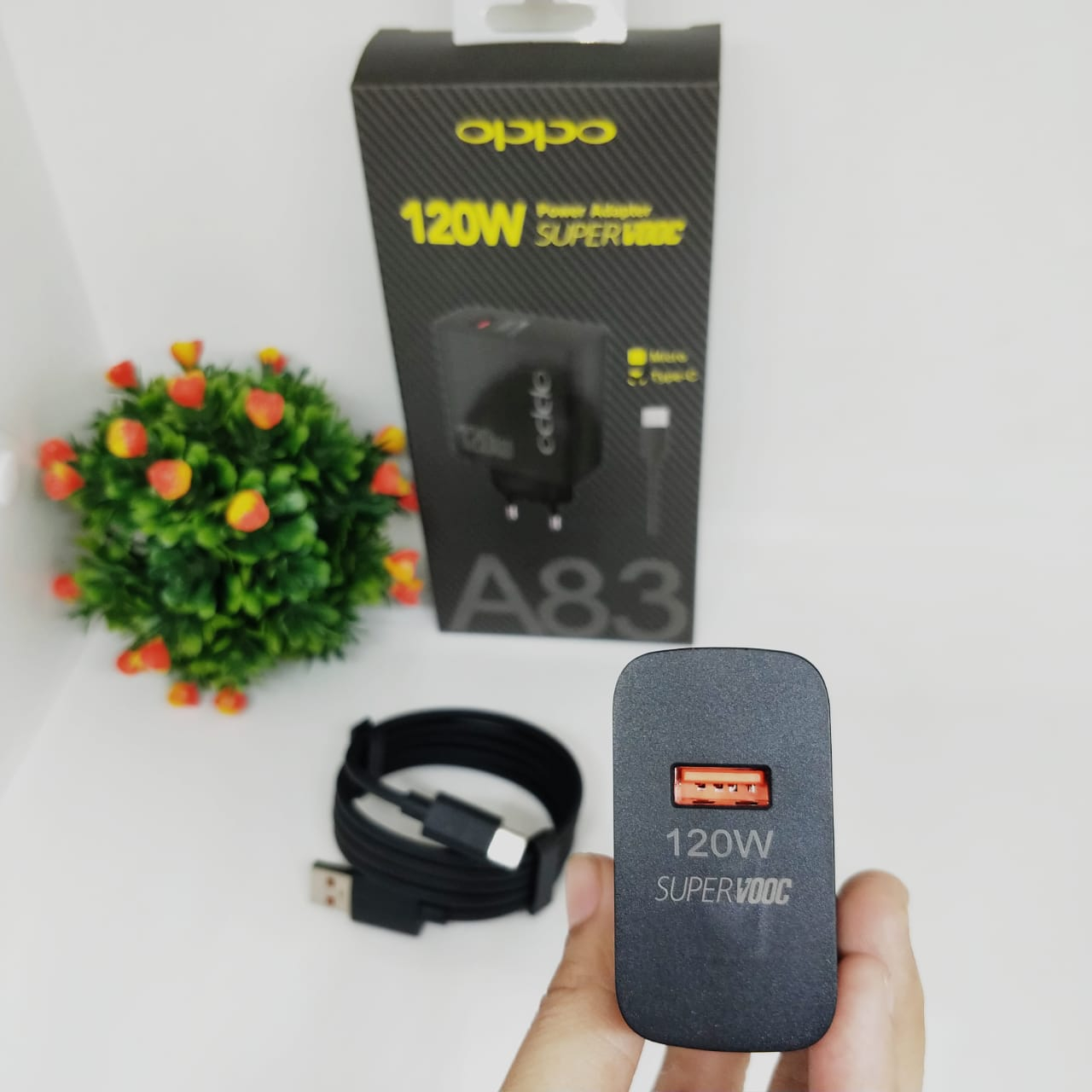 GROSIR CHARGER  Ori 100% Oppo A83 ,*120W Full Black Support supervooc FAST CHARGING BY.SULTAN ROXY