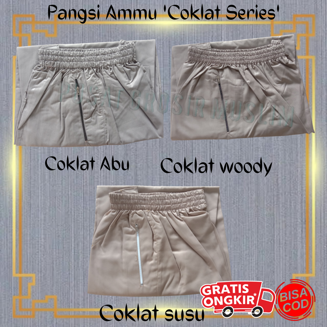 Promo Celana Pangsi By Ammu Dewasa Coklat Series Celana Pangsi Sirwal