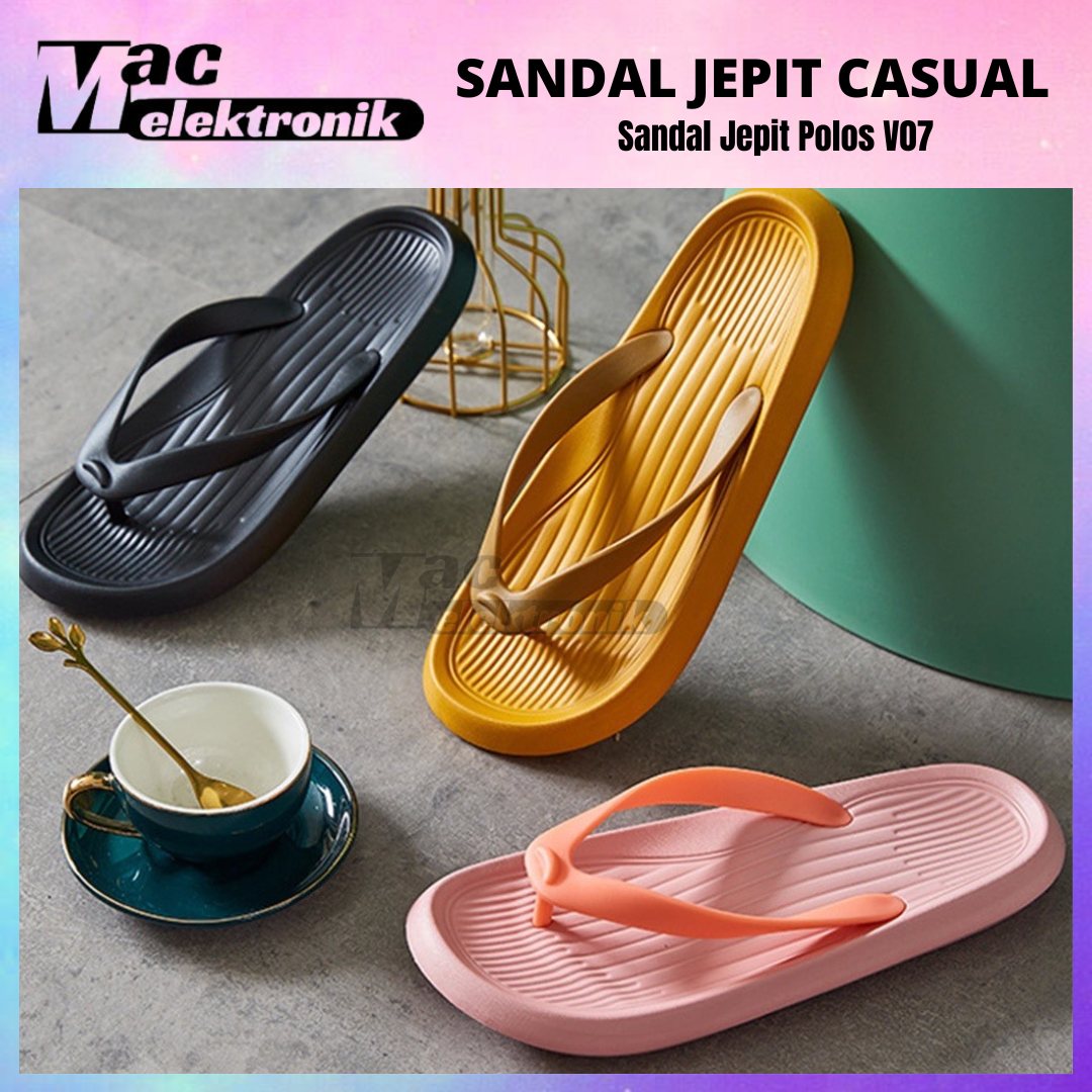 SANDAL JEPIT PRIA CASUAL POLOS I SANDAL JEPIT PRIA ANTI AIR V-07