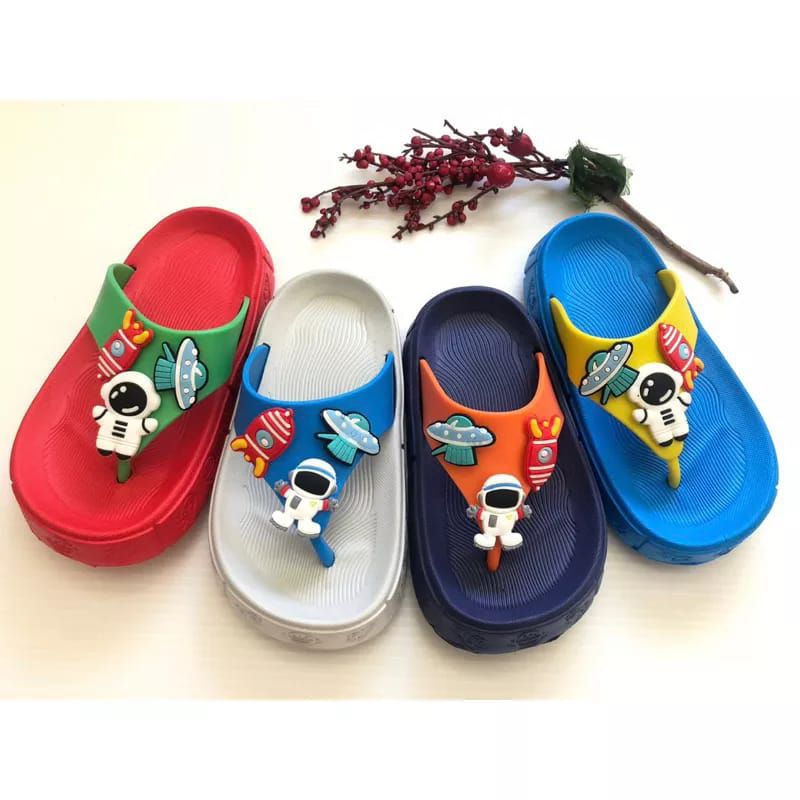 Sandal jepit anak laki import Sandal astro anak 2-9 thn sendal karet distro