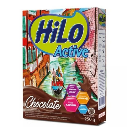 

HILO ACTIVE COKLAT 250 GRAM