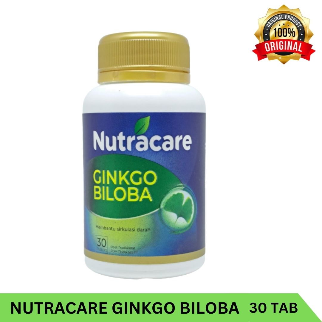 Nutracare Nutra Care Ginkgo Biloba Ginkgo Gingo Gingko Ekstrak Daya Ingat Otak Aliran Darah Lancar 3