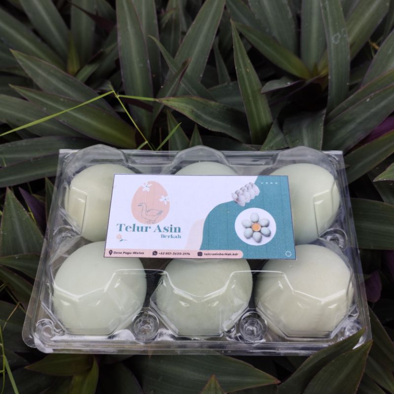 Telur Asin Sedang | 1 Box 6 butir