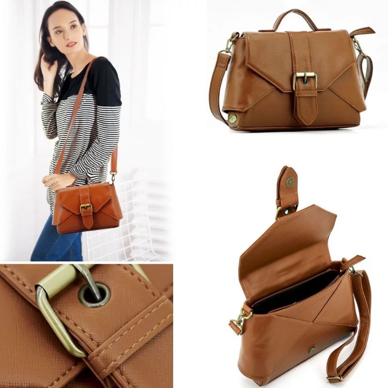 Tas selempang coklat Abriell Bag T2609B Sophie Martin Paris
