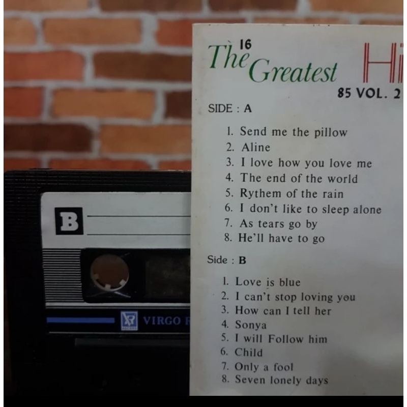 Kaset Pita 16 The Greatest Hit '85 - By The Muppeis Vol.2