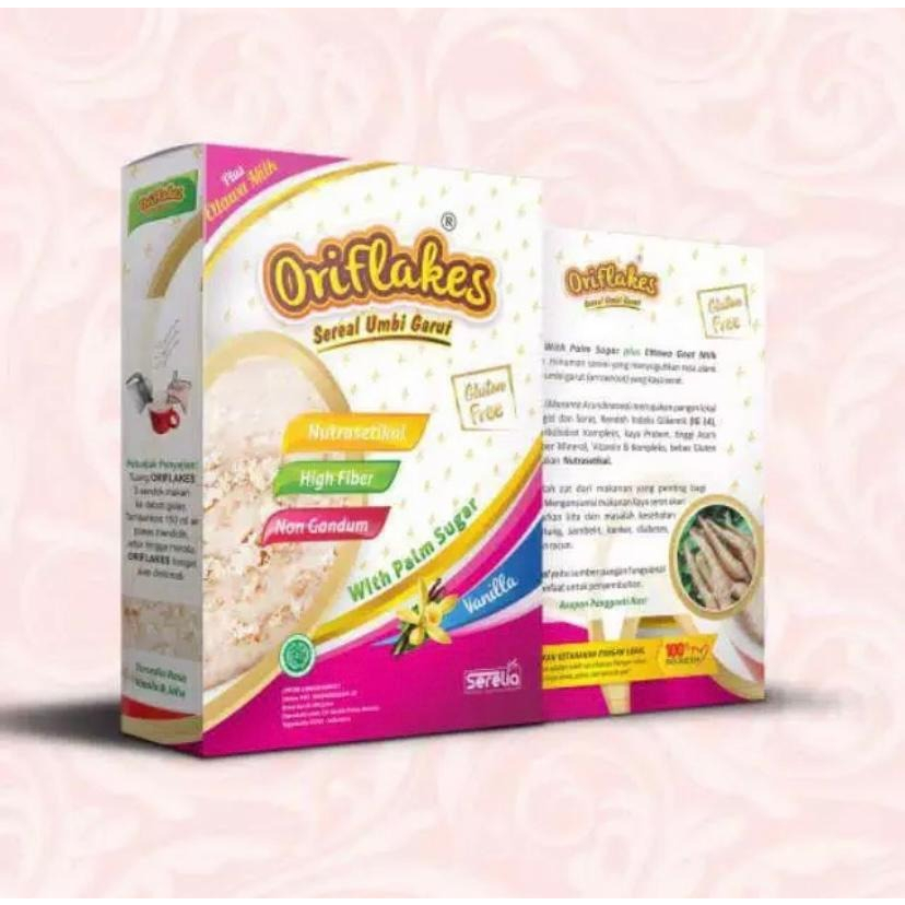 

TERLARIS!!!! Oriflakes Original Sereal Umbi Garut Asam Lambung Maag Gerd Original 350 gram