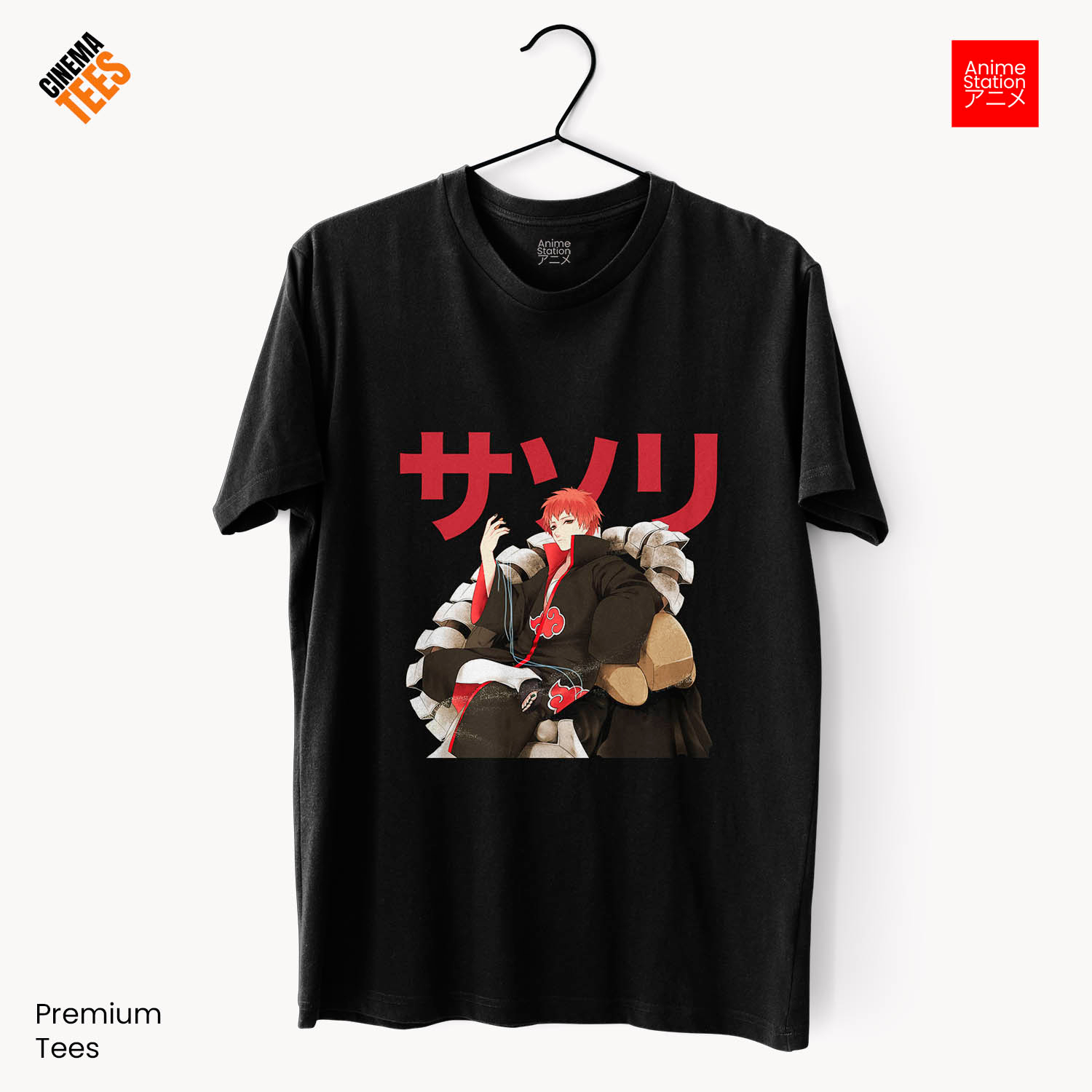 KAOS NARUTO - SASORI - TSHIRT ANIME AKATSUKI