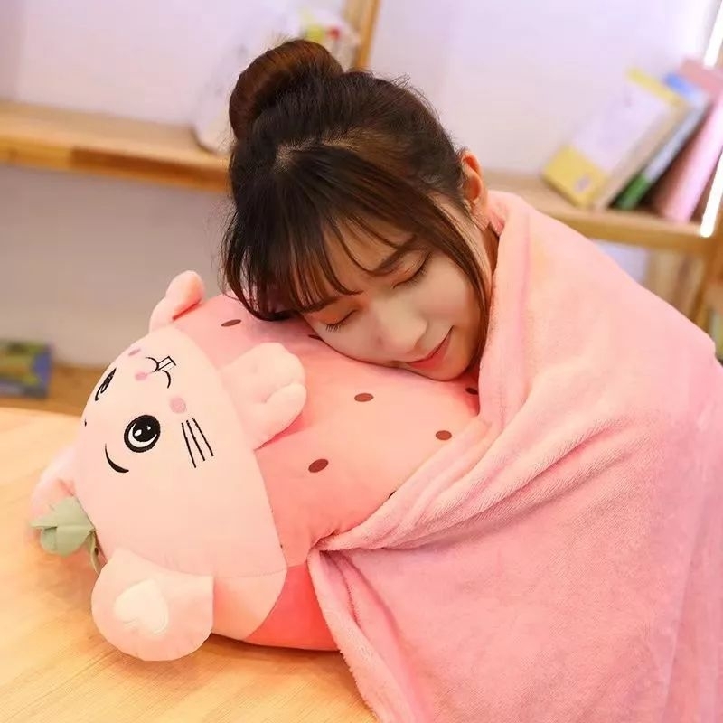 selimut boneka balmut bantal selimut boneka bahan lembut bisa jadi bantal selimut dan boneka