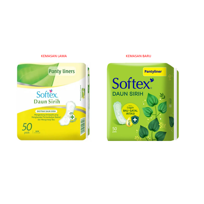 Softex Pantyliner Daun Sirih 50 s