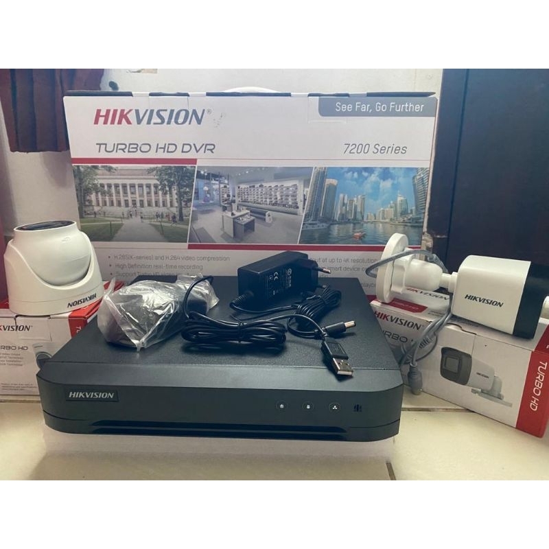 PAKET CCTV 2 KAMERA  HIKVISION 2 MP ANALOG kamera cctv 1080 p