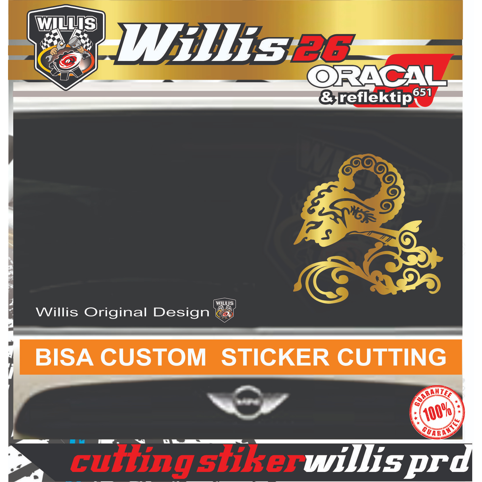 Terlaris STIKER STICKER Wayang wisanggeni KACA BODY MOBIL CUTTING STICKER