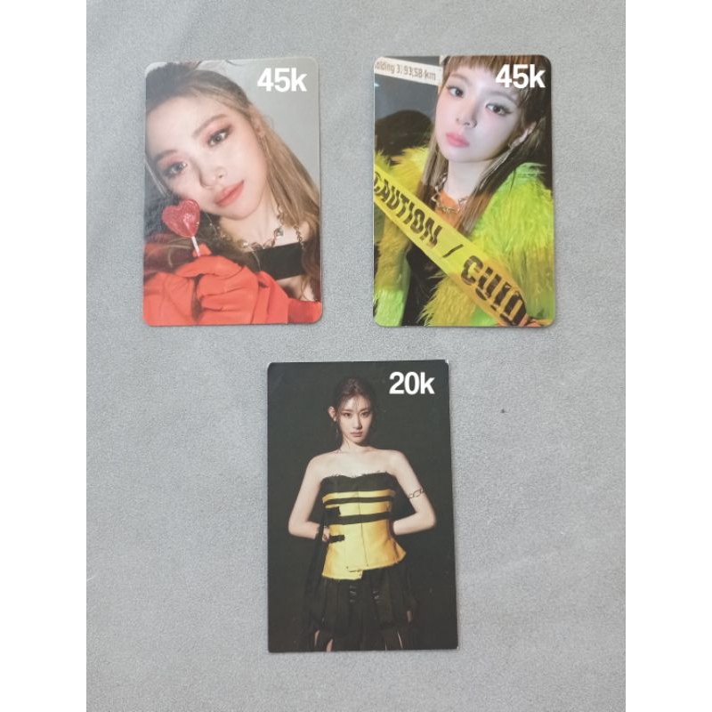 photocard ITZY ryujin lia chaeryeong guess who official