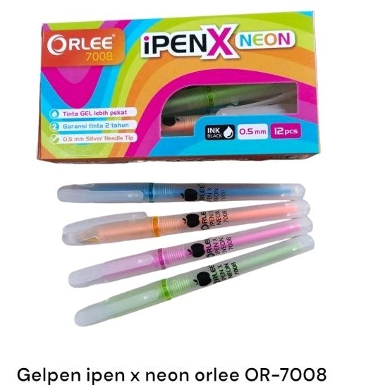 

BOLPOIN ORLEE GEL-INK/ BOLPEN NEON / PEN GEL KARAKTER (1 LUSIN = ISI 12 PCS)