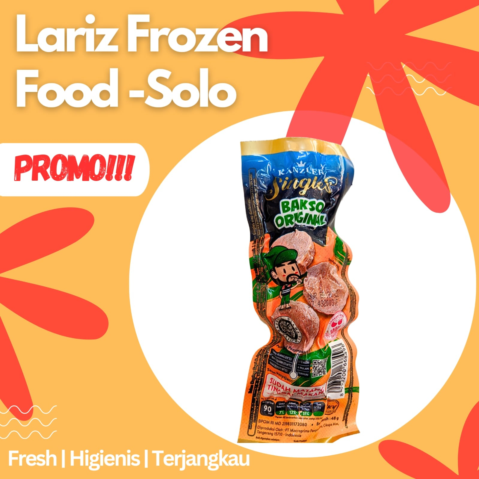 

Kanzler Singles Bakso Original 48 gram