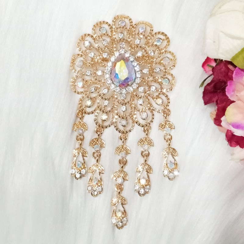 chandrasurya BROS KEBAYA Etnik Mata Korea Aksesoris Wanita Cantik Hijab Jogja Brooch Jurai