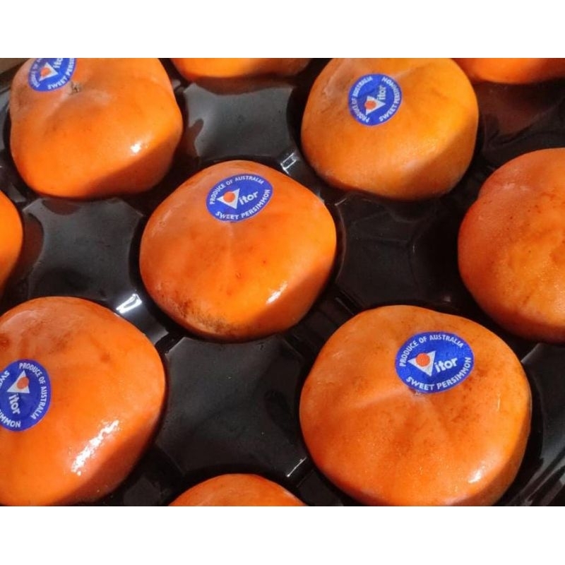 

Persimon Australia Manis legit Pulen - 1kg kesemek bisbul apel mentega buah genit persimmon manis