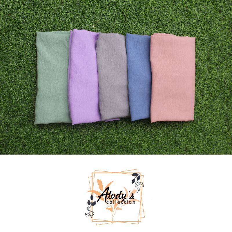 Jilbab Anak Bayi Balita Olivia Usia 0-3 Tahun Bahan Crinkle Terbaru Termurah / Alody's Collection