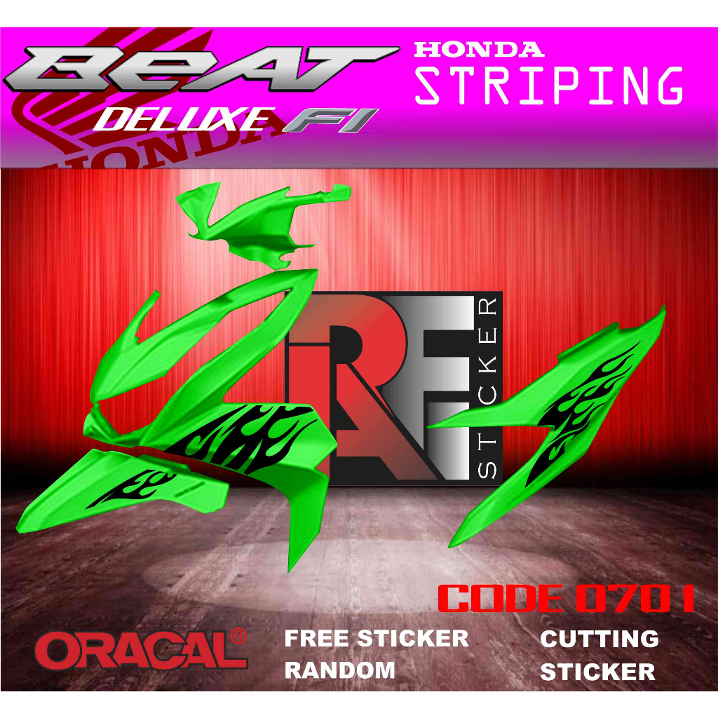 STIKER BEAT DELUXE STRIPING BEAT API